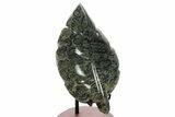 Polished Kambaba Jasper Leaf with Stand - Madagascar #335212-2